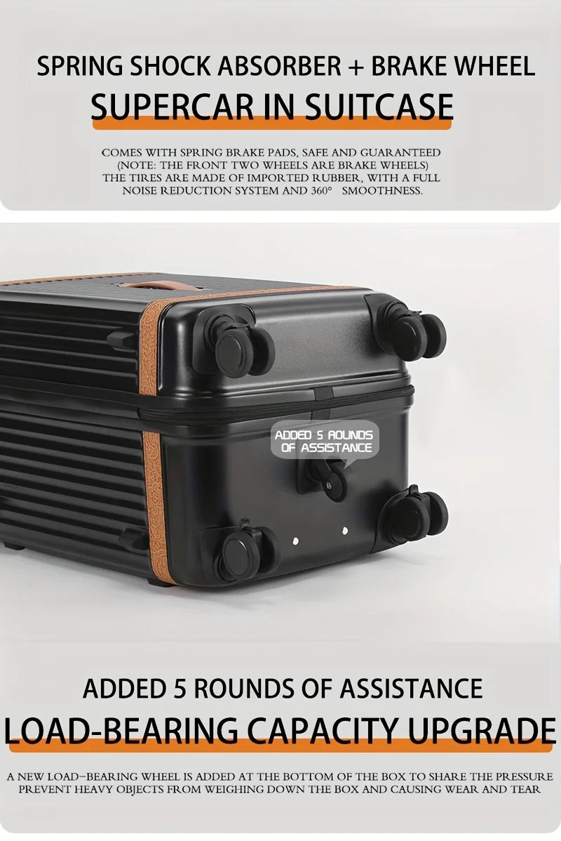 Heavy-Duty Large Capacity Suitcase with TSA Lock PC+ABS Hardshell Luggage,360° Silent Wheels Adjustable Handle,USB...