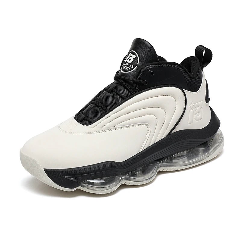 Chunky Sneakers Plus Size 45 Mens Designer Air Cushioned Basketball Shoes Fashion Casual Leather Height Increased Platform Shoes