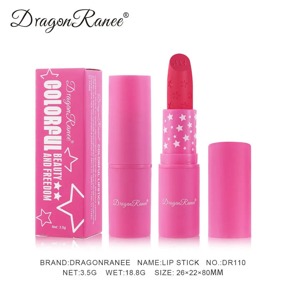 9 Colors Waterproof Rose Red Velvet Matte Lipstick Moisturizing Long Lasting Stars Not Easy To Fade Nude Lip Tint Black...