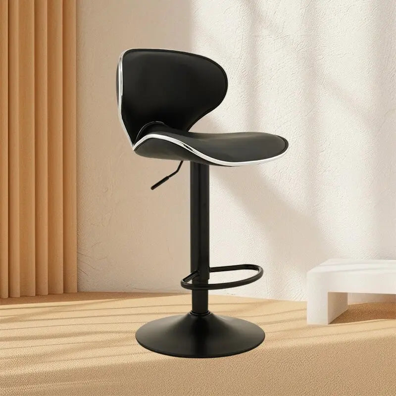 Aesthetic White Bar Stools Nordic Comfortable Bedroom Minimalist Bar Chairs Design Swivel Luxury Banqueta Lounge Suite Furniture