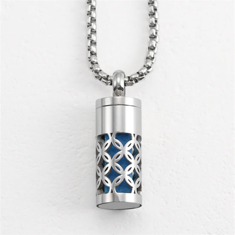 Incense diffuser Necklace Aromatherapy Pendant necklace Lotus Fragrance Pendant Essential Oil Essential Oil Diffuser...