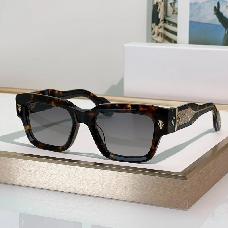 Japanese Style Vintage Thick Acetate Sunglasses TIRRENO For Men Women Fashion Square Designer Brand High Quality Eyewear...