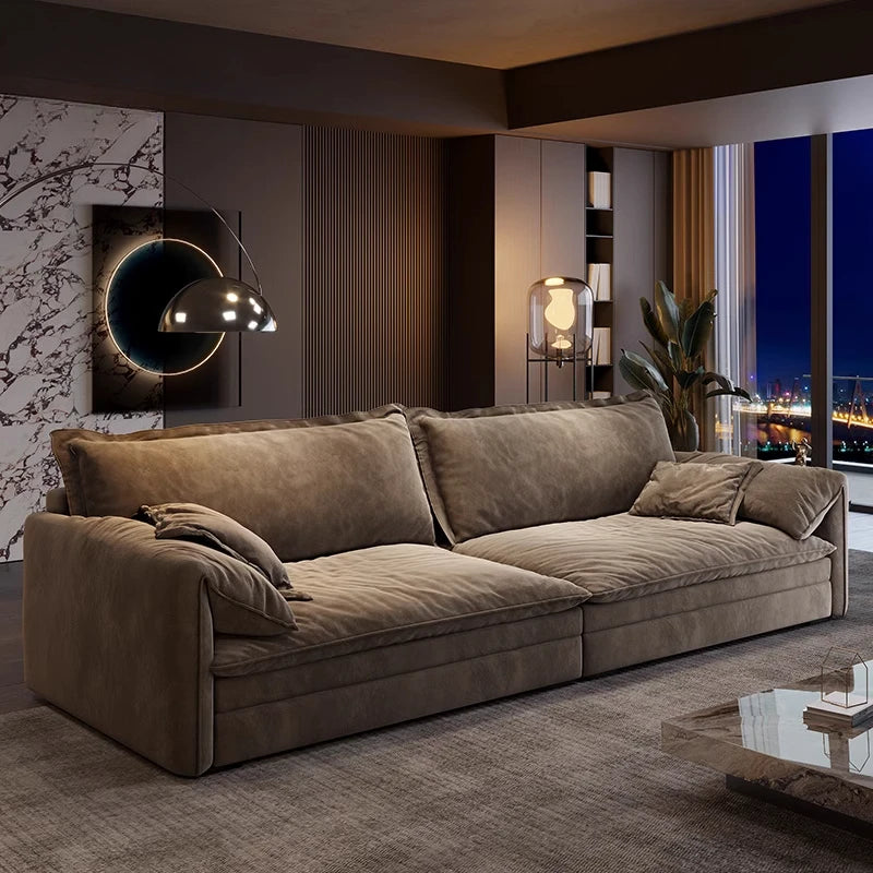 Italian Minimalist Living Room Sofas Modern Simple Straight High Quality Sofa Luxury Design Muebles Chinese Style...