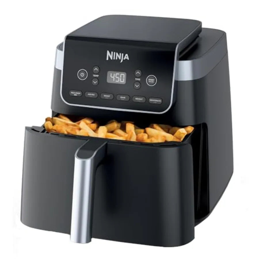 AF181 Air Fryer Pro XL 6in1 with 6.5 Quart Max Crisp Technology and Nonstick Basket for Healthy Cooking Ideal for Family Meals