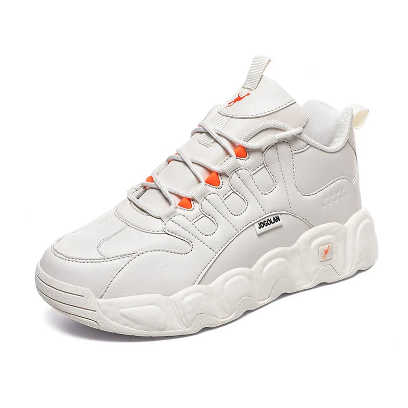 Jordan Grant Men's Shoes Versatile Thick Bottom Shock Absorption Heightening Student Wear-Resistant Dad Shoes Sporty Style - Kimlud