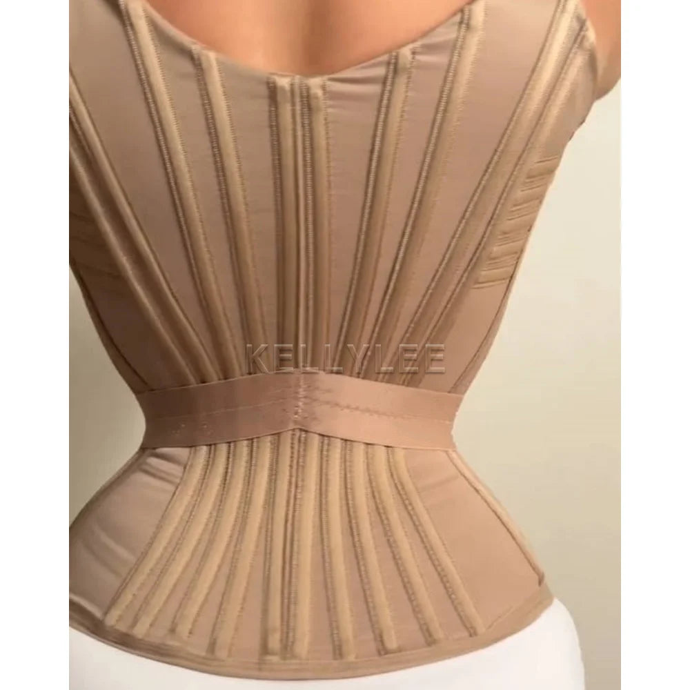 Women's Tummy Control Fajas Colombianas Post Surgery Shaping BBL Girdles Underwear Slimming High Compression Shaper with Bones