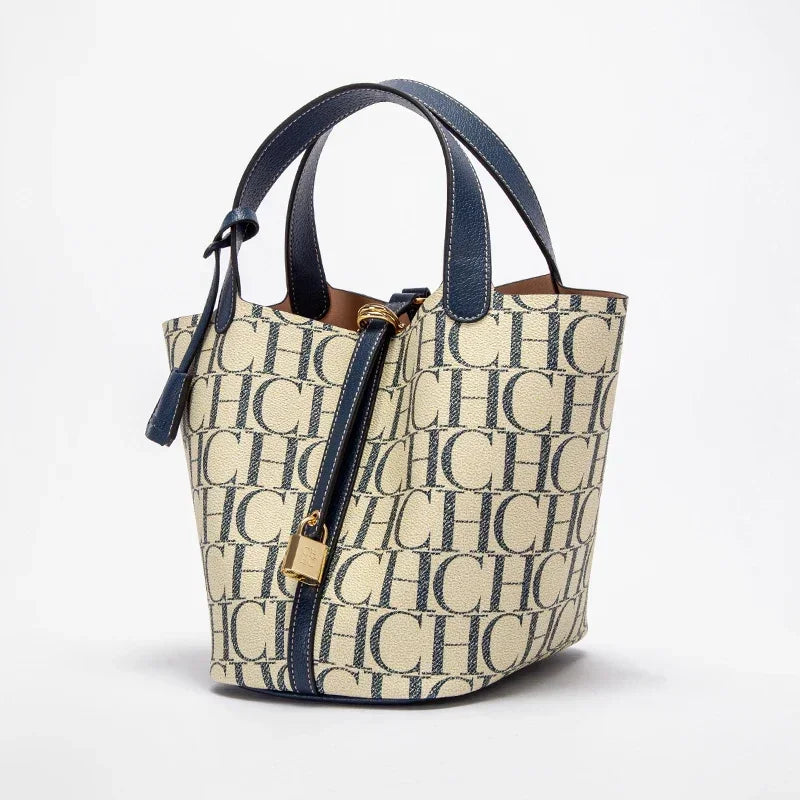 CH Large Capacity Commuter Travel Handbag Luxury Brand Fashion Texture Letter Printed Women's Shoulder Bag | Kimlud...