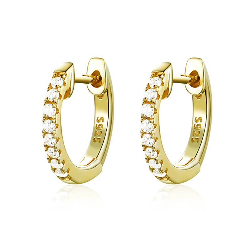 Wholesale Sweet Sapphire Earrings Jewelry Oval Shape Zircon Gemstone Stud Earrings Accessories Women Wedding Engagement...