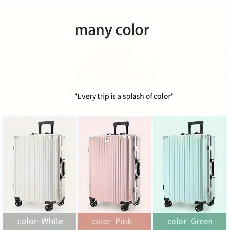 Carry On Luggage -With Aluminum Frame - 20 Inch PC Hard Shell Suitcase - With Cup Holder & USB Port And TSA Locks |...