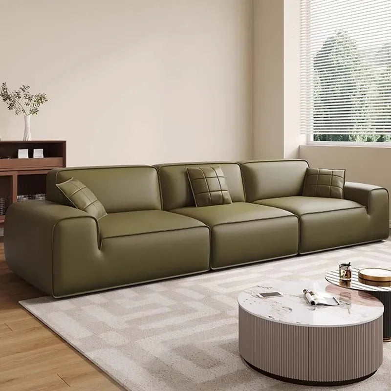 Minimalist Italian Sofas Living Room Luxury Modern Elegant Sofa Comfortable Lounge Salon Canape De Luxe Moderne Home...