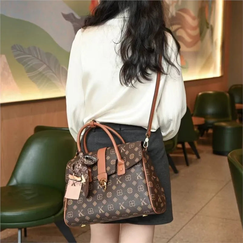 Light luxury brand women's bag 2025 new fashion versatile high-end handbag large capacity trendy single shoulder crossbody bag
