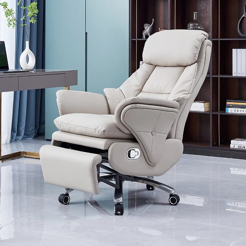 Chinese Factory Owner Executive Chair Modern Lift Design Rotating Function Comfortable Artificial Leather Computer Chair...