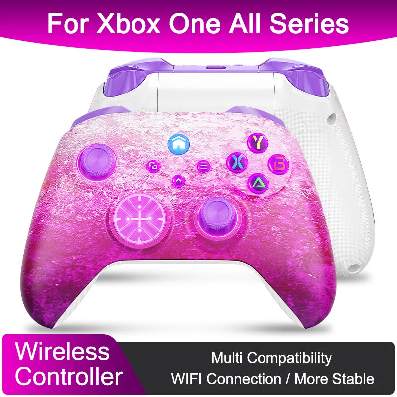 WIFI Gamepad For Xbox One,Xbox Seris S/X PC Dual Vibration 6-axis Gyro Hall Effect Trubo FUNC Wireless Controller Gaming Consola