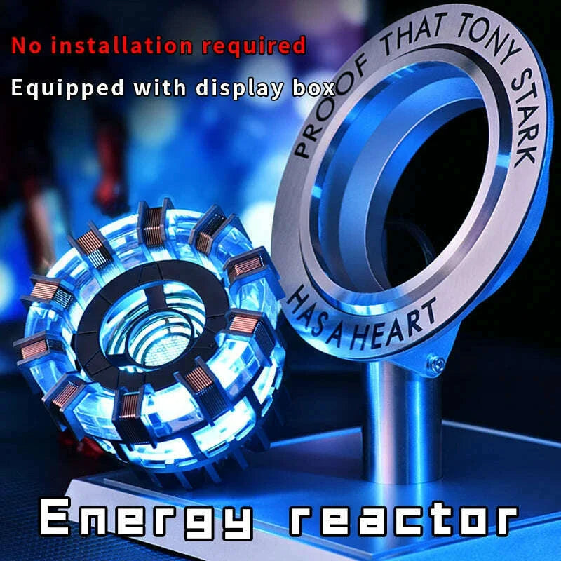 Alloy Reactor Chest Light 1/1 Ark Electromagnetic Core USD The First Avengers Iron Man Mk1 Iron Man Peripheral Model Gift