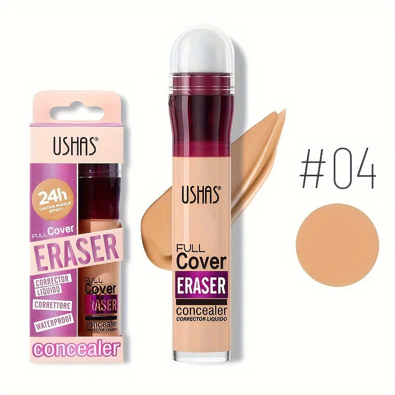 New Sponge Head Concealer for Dark Circles Freckles Acne Pigmentation and Blemishes Long Lasting Moisturizing Liquid Foundation - Kimlud