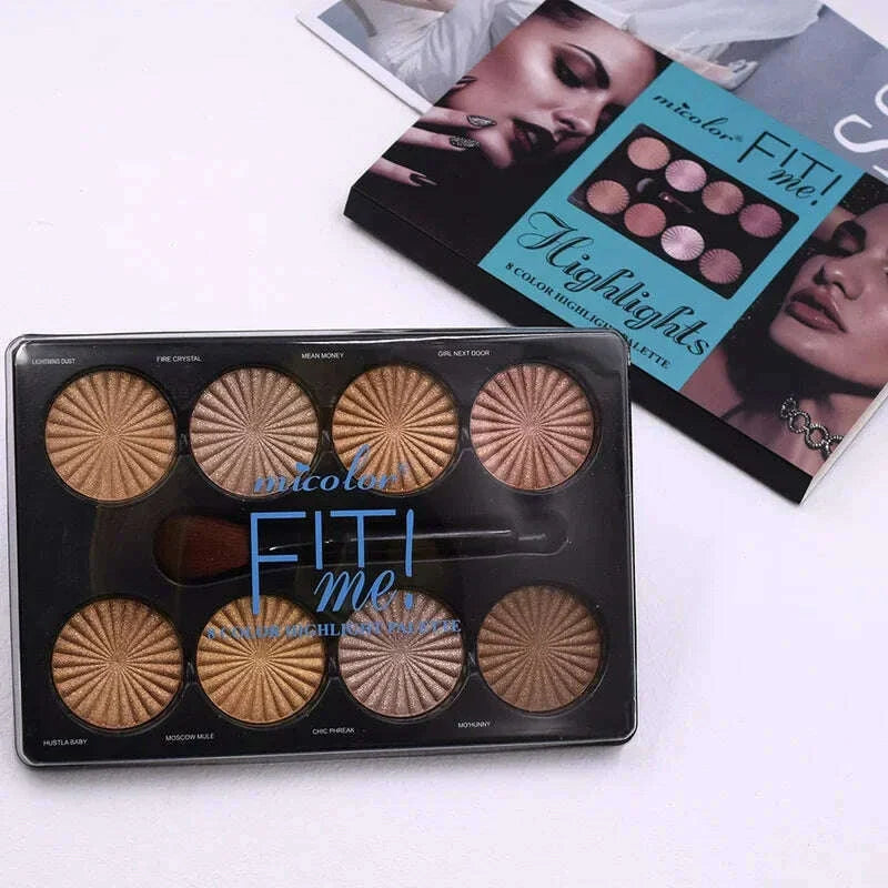 NEW 12 Color Matte Trimming Makeup Palette Face Basic Makeup Foundation White Brown Female Cosmetic Lasting Nature Water Proof