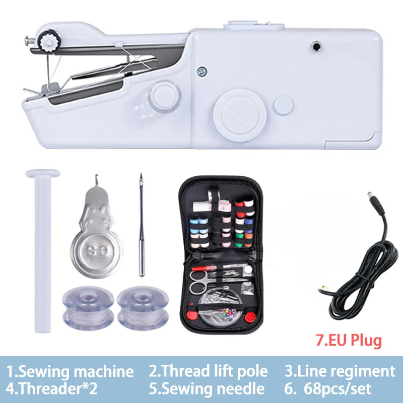 Sewing machine household small multi-function portable mini DIY manual tailor sewing machine manual sewing machine - Kimlud