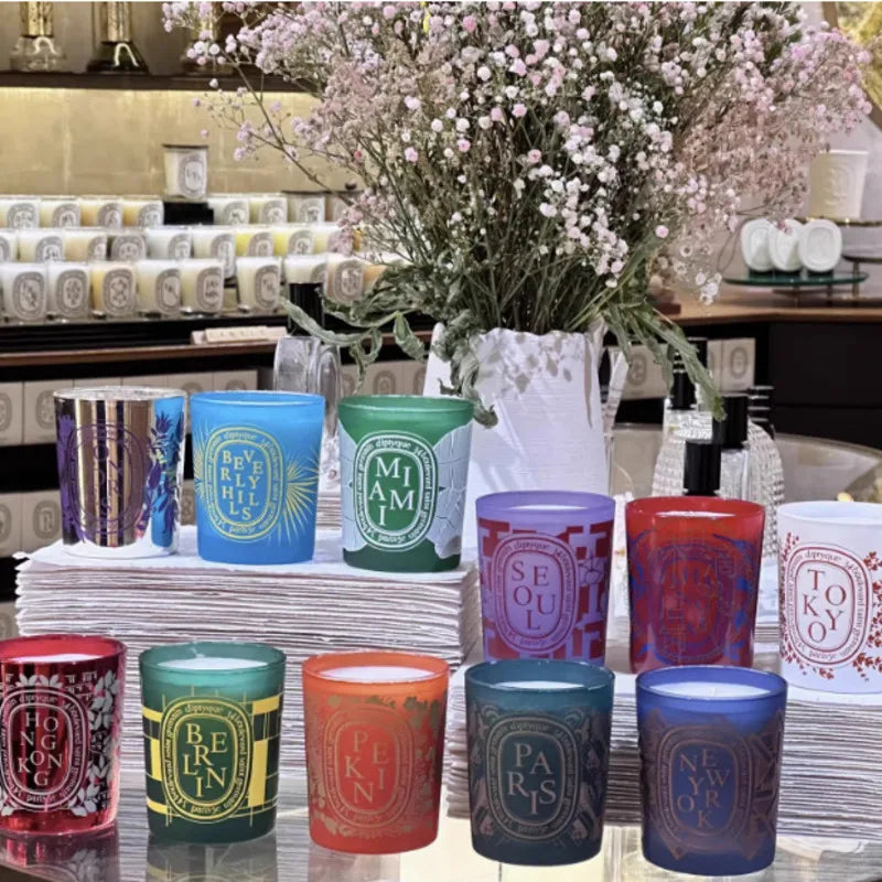 Romantic Transparent Scented Fragrance Candle Light Gift Scented Aromatic Candles Guest Gift Candles Wedding Candles Candle Jar - Kimlud