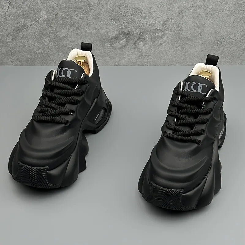 Fashionable Men's Shoes, 2025 Autumn Sports and Leisure Dad Shoes, Versatile Thick Soled High Rise Minimalist Board...
