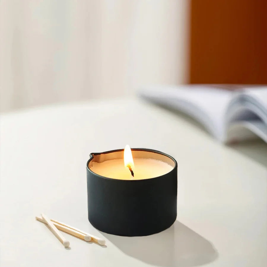1PC Massage Oil Candles,luxury aromatherapy candles,for Stress Relief and SkinMoisturizing, SM Product Scented Candle Body Oil