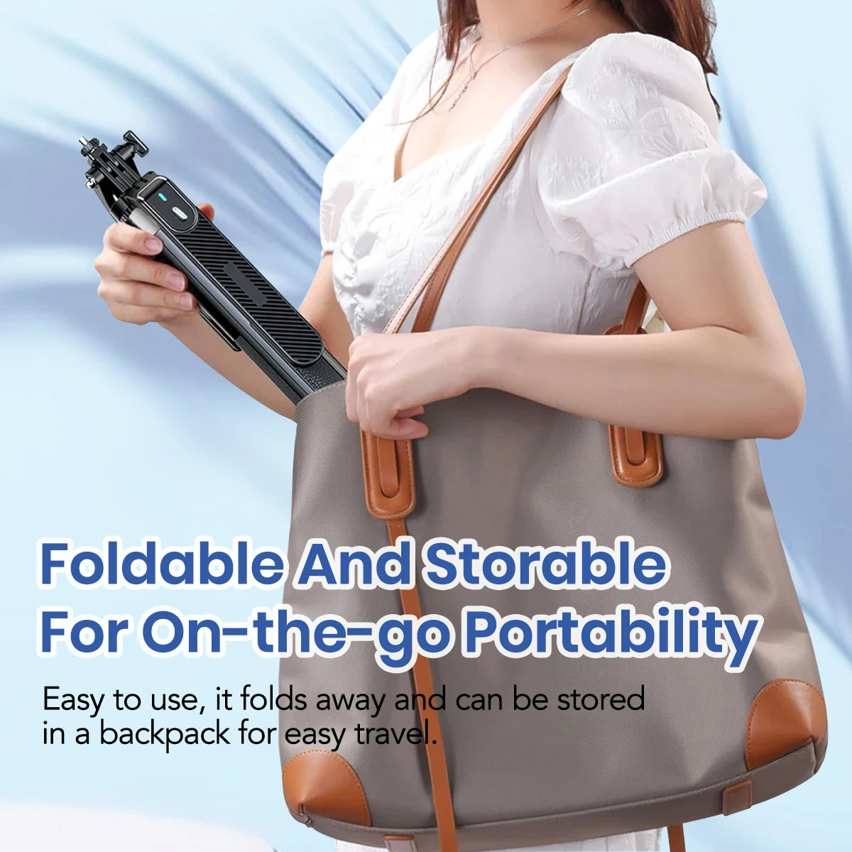 LISCN 180CM Selfie Stick Tripod 360 Rotation Portable Foldable Cell Phone Tripod Stand Stabilizer for Travel Video Photograph