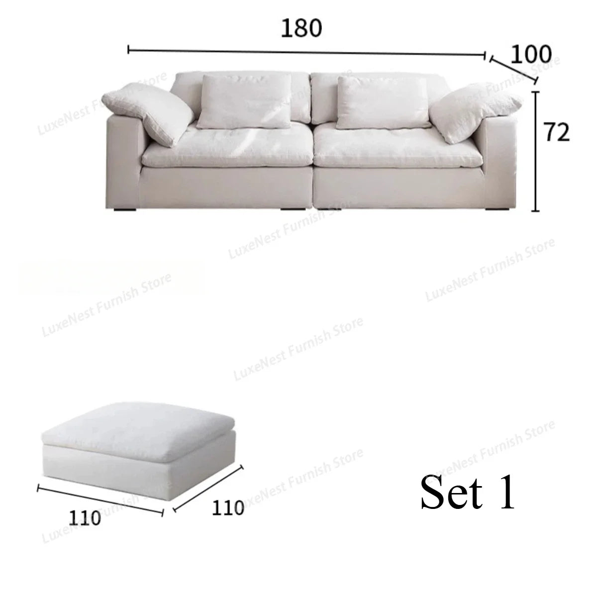 Modern Sectional Clearance Sofa Set Modular Couch for Living Room Office Home Office Apartment with Removable Bag Use...
