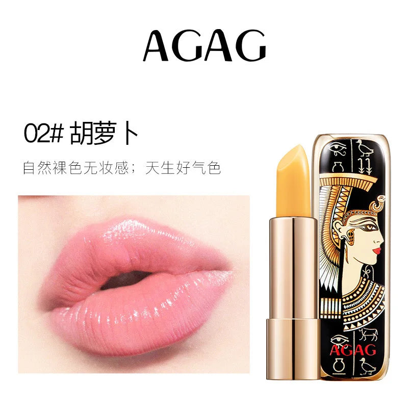 AGAG Warm Change Lipstick Lip Balm Female Moisturising And Nourishing Make Up Korean Lip Stick - Kimlud