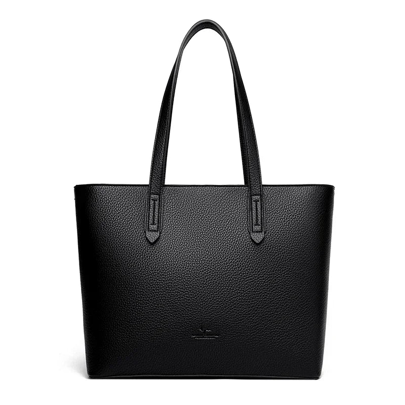 Genuine High Quality Large Capacity Shoulder Bag Female Tote Bag New Luxury Designer Handbag For Fashion Women Brand Shopper Bag - Kimlud
