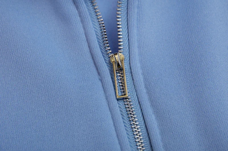 Half Zipper Hooded Short Plush Sweater, Casual Sports Sweater, New Fashion, Autumn, Winter, 2024 - Kimlud