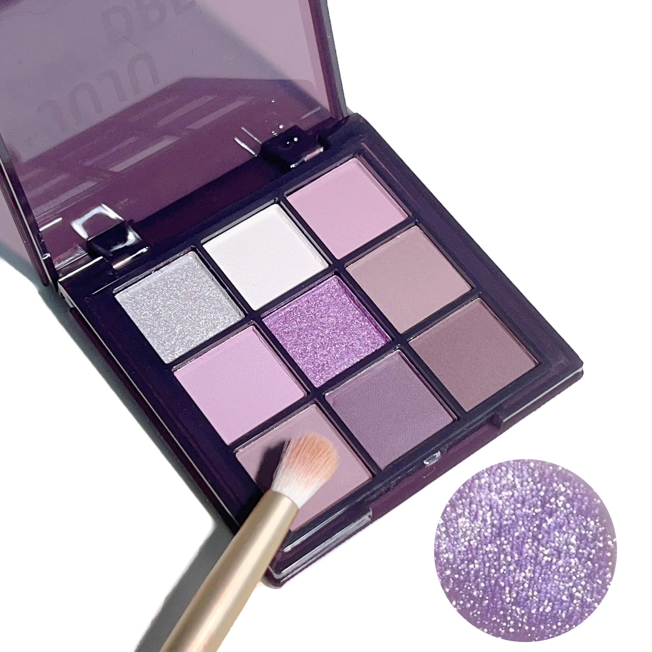 Purple charm dream girl nine-color eye shadow plate smoke purple low saturated pearl matte purple spicy multi-color eye shadow