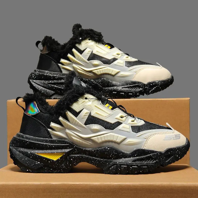 Men's Sports Shoes Hot Sale Of The Season Autumn Thick Bottom Casual Dad Shoes Hong Kong Style Breathable Mesh Upper Rubber O... - Kimlud