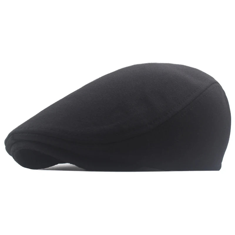 Fashion New Men's Casual Newsboy Hat Flat Cap Winter And Autumn Retro Beret Hat Wild Casual Hats Octagonal Cap Winter...