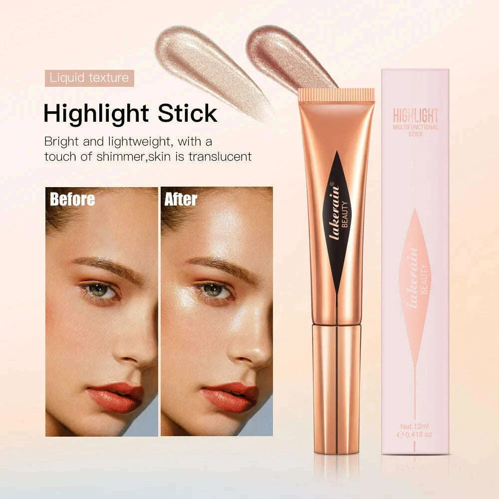 Multi-color Air Cushion Blush Highlight Contour Stick Long-lasting Easy Color Development Color Combination For Korea Makeup