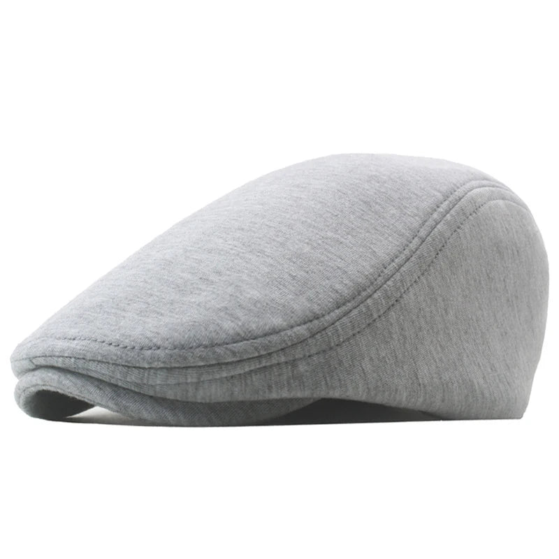Fashion New Men's Casual Newsboy Hat Flat Cap Winter And Autumn Retro Beret Hat Wild Casual Hats Octagonal Cap Winter...