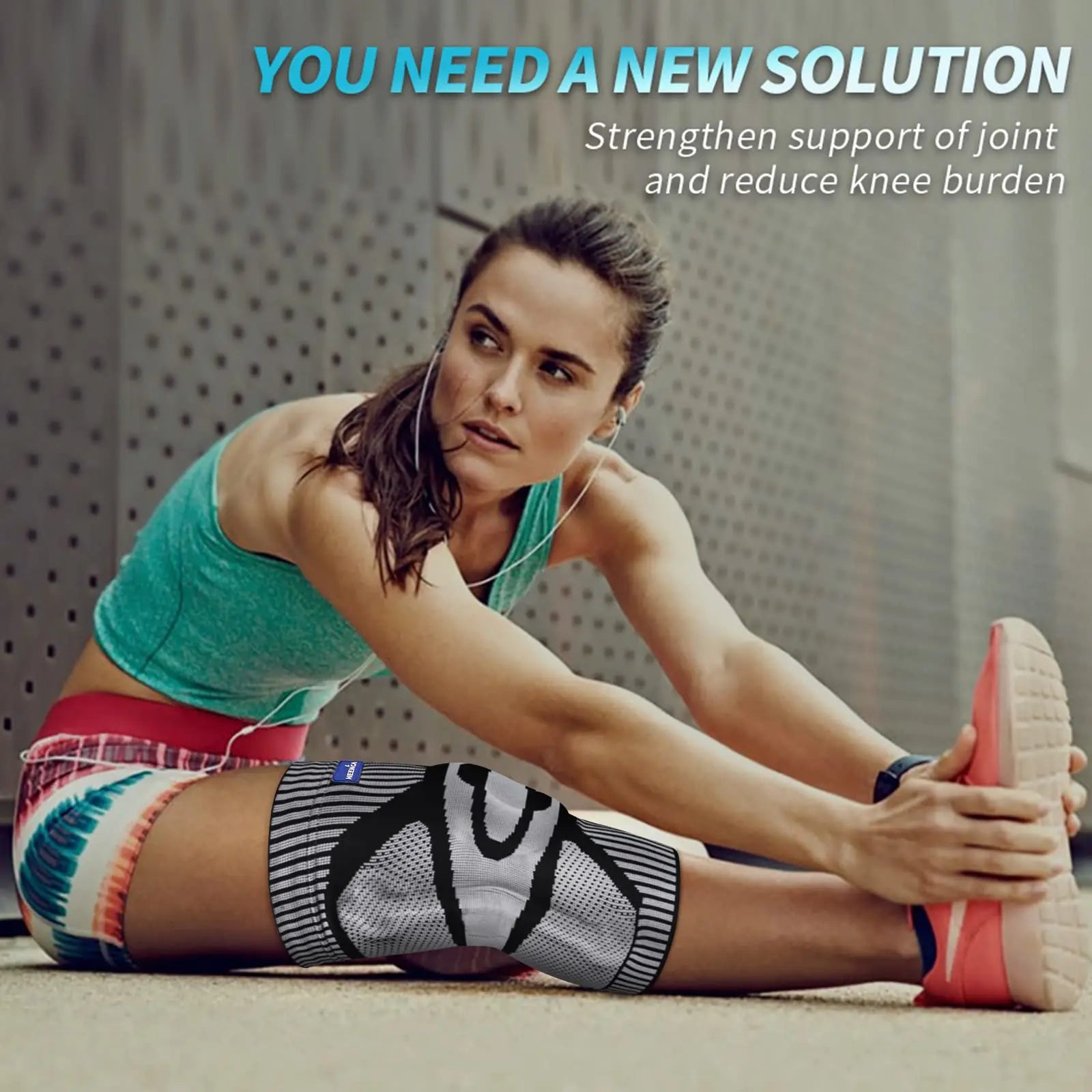 NEENCA Knee BracesCompression Knee Support for Knee Pain Relief Sleeve Meniscus Tear ACL Arthritis Joint Pain Injury Recovery