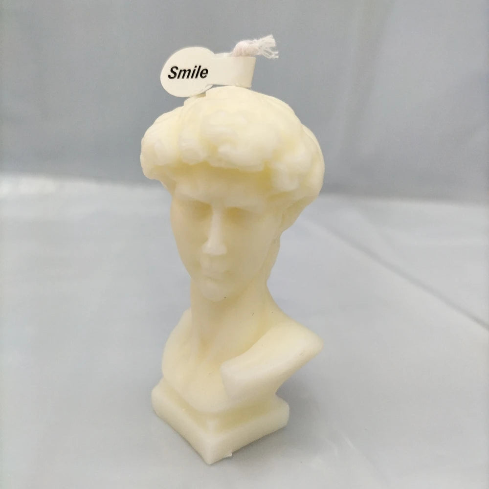 Natural Plant Scented Art Statue Perfume Candles Lavender Wind chime grass White Tea Fragrant Holiday Party Candle 1Pcs