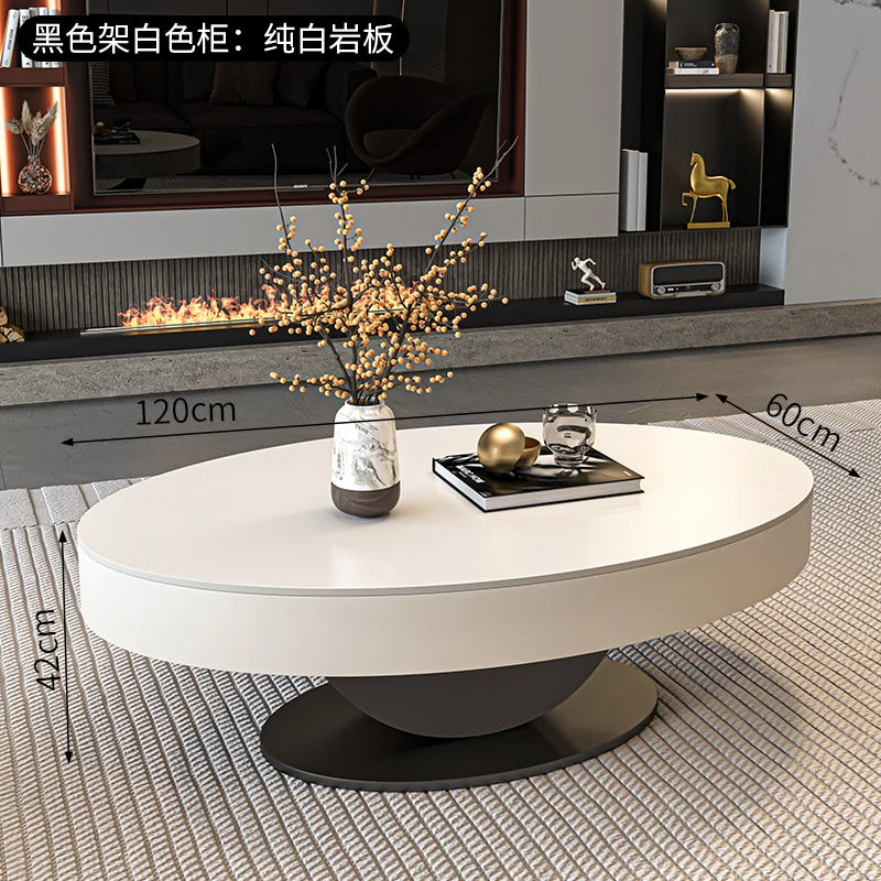 Space Saving Standing Coffee Table Nordic Decoration Living Room Designer Side Table Center Meubles Lounge Suite Furniture - Kimlud