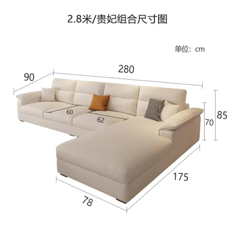 Waterproof Couch Living Room Sofas Nordic Lounger Romantic Economic Sofa Designer Relaxing Salas Y Sofas Muebles Home Furniture