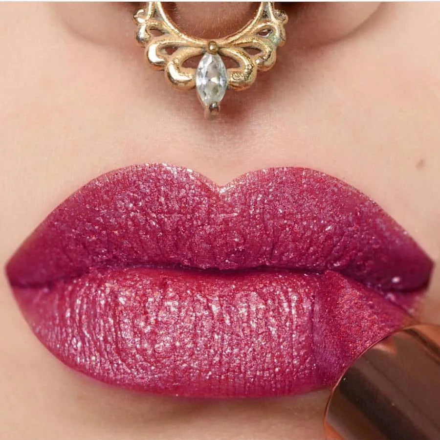 1PC Sexy Glitter Plumping Metallic Lipstick Moisturizer Lip Oil Transparent Fullness Lip Tint Gel Soft Tube Makeup for Women