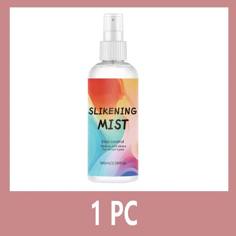 HAIR SILKENING SPRAY Silk Therapy Thermal Shield,tThermal-Pressing Product that Polishes, Silkens, and Smooths Curly...