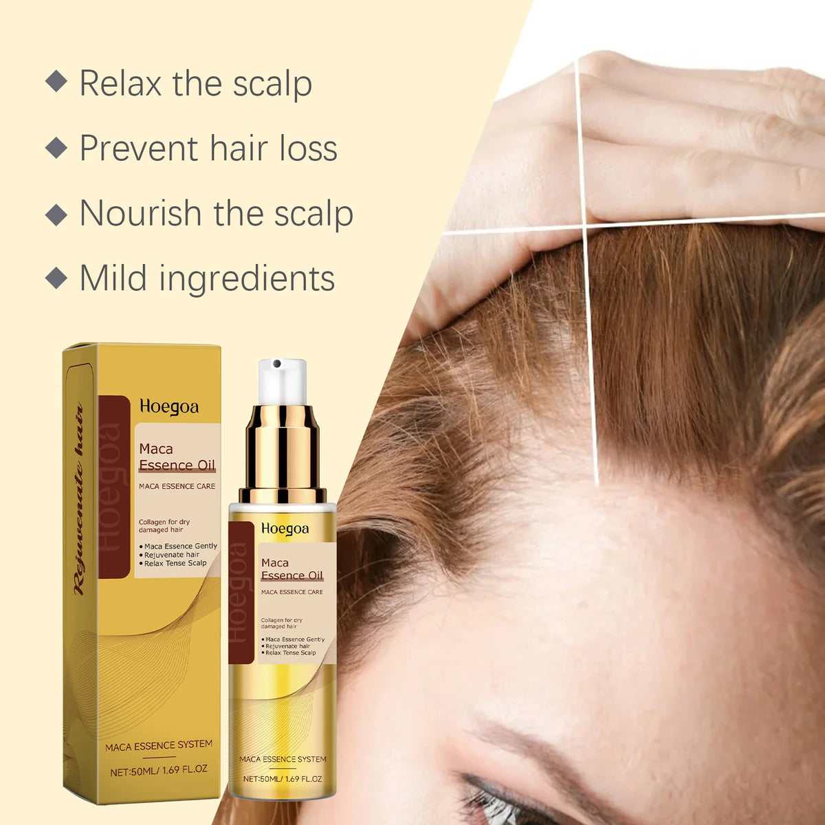 Pure Argan Oil Hair Essential Oil Preventing Hair Loss Nourishing Smoothing Dry Frizzy Multi-functional Argan Hair Care...