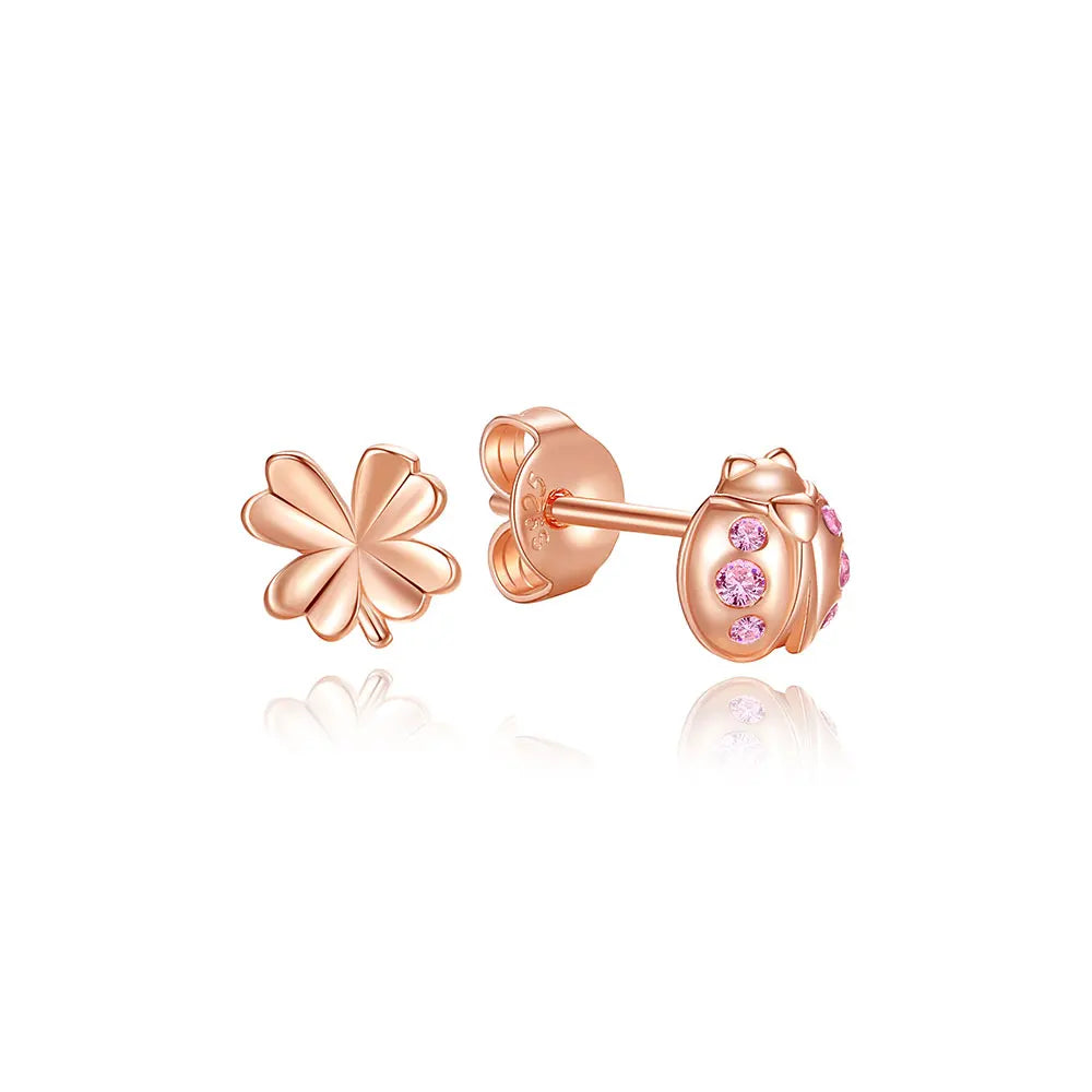 Original 925 Sterling Silver Earrings 2026 Stud Hoop Crystal Earings For Women Rose Gold Crown Heart Infinity Bee Earing...