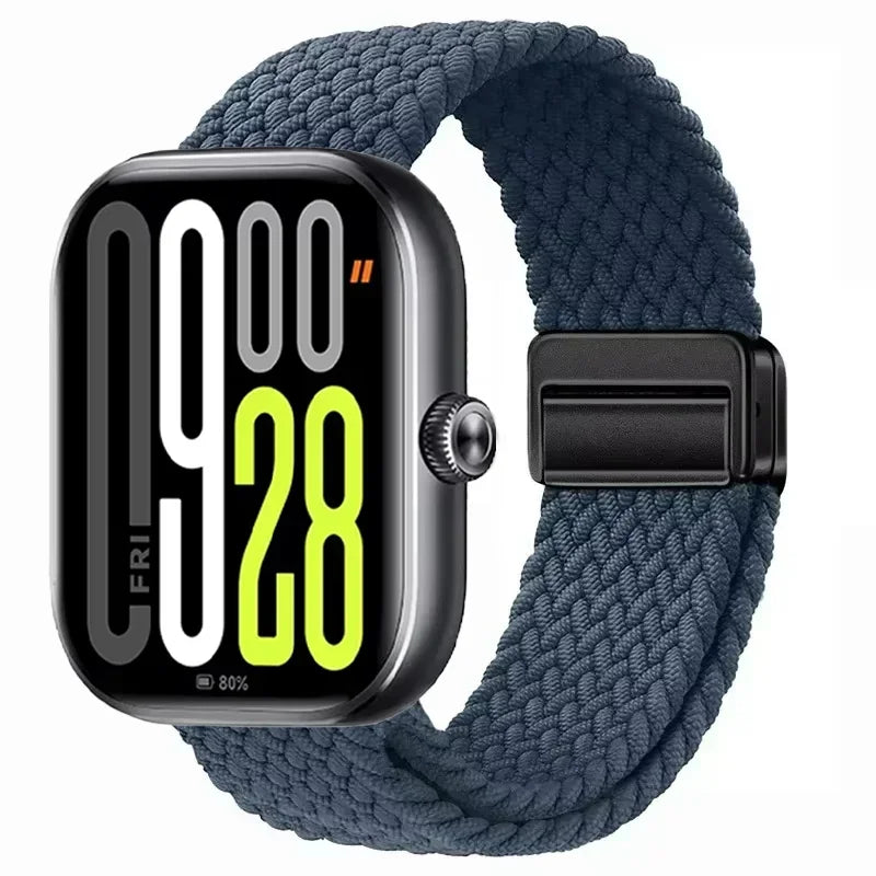 Magnetic Braided Nylon Loop Band for Xiaomi Redmi Watch 6 5 4 Strap Adjustable Sport Replacement Correa Bracelet Mi Band...