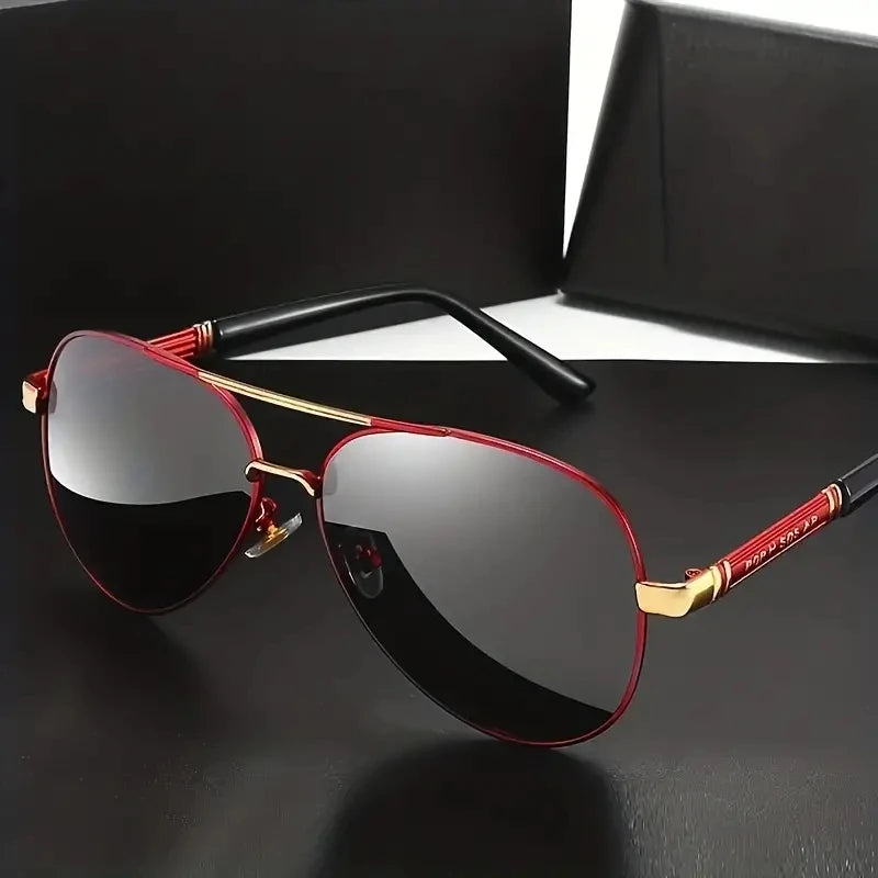 Polarized Sunglasses Men Metail Frame Quality Sun Glasses Brand Design Male Glasses Fishing Driving Goggles UV400 |...