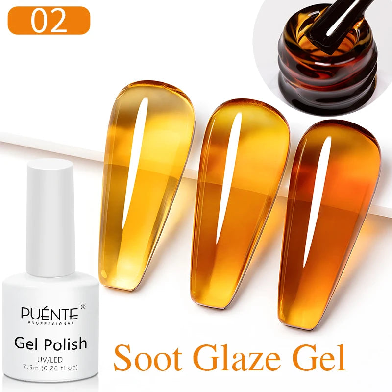 7.5ML Sparkling Reflective Glitter Gel Nail Polish Pink Purple Red Blue Colors Dark Flashing Nail Gel Soak Off UV Nail Varnish