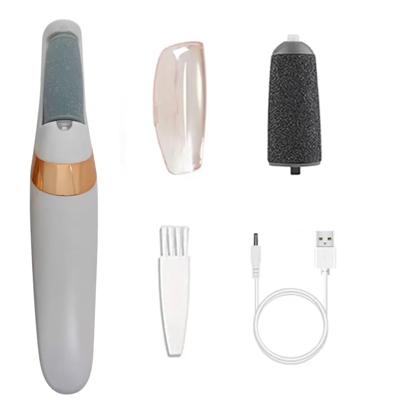 Professional Electric Foot Callus Remover Rechargeable Electronic Foot File Pedicure Tool Kit Foot Care for Dead Skin