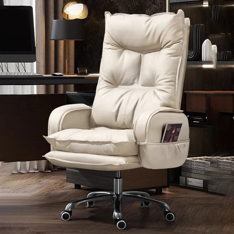 Ergonomic Computer Office Chair Gaming Recliner Swivel Study Office Chair Accent Armchair Comfy Silla De Oficina Salon Furniture - Kimlud