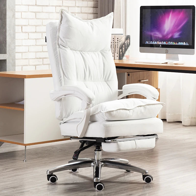 Office Modern Boss Chair Aesthetics High Quality Conference Luxury Nordic Executive Chair Rotatable Wheels Muebles...