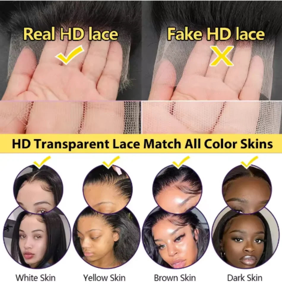 Highlight Body Wave 13x6 Transparent Lace Frontal Wig Human Hair 4/27 Colored Lace Front Human Hair Wigs For Women Pre Plucked - Kimlud