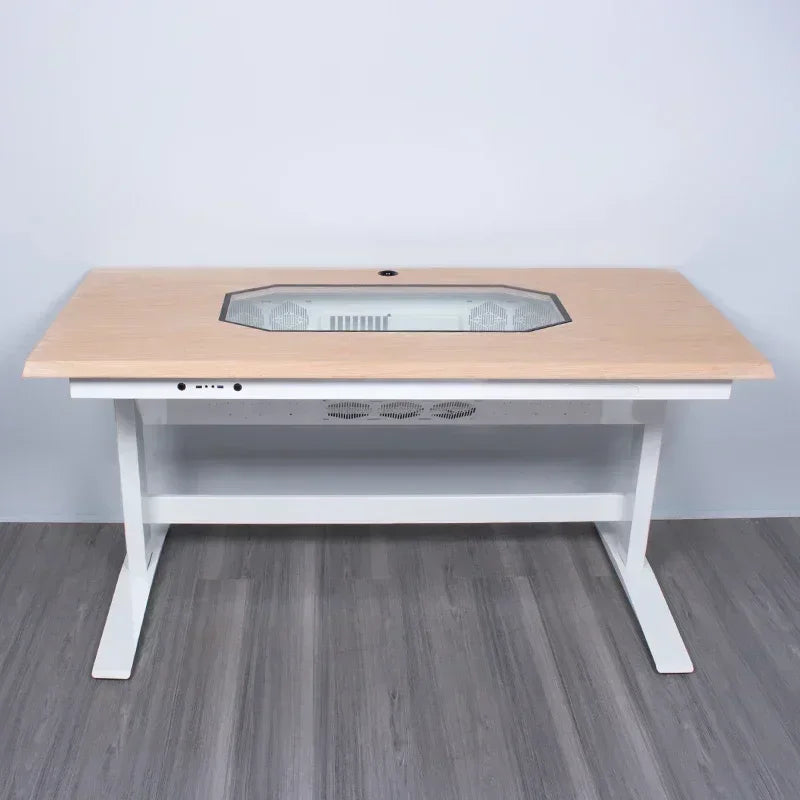 xzzY1 Computer case integrated table transparent desktop assembly machine drawer type large chassis electric lifting e-sports ta